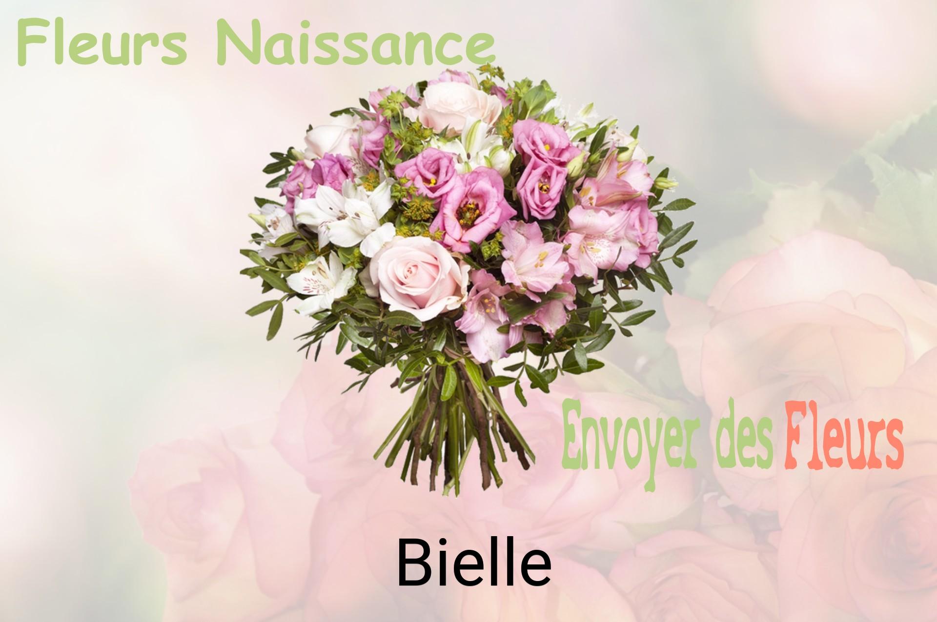 Bouquet de fleurs de naissance livré à Bielle